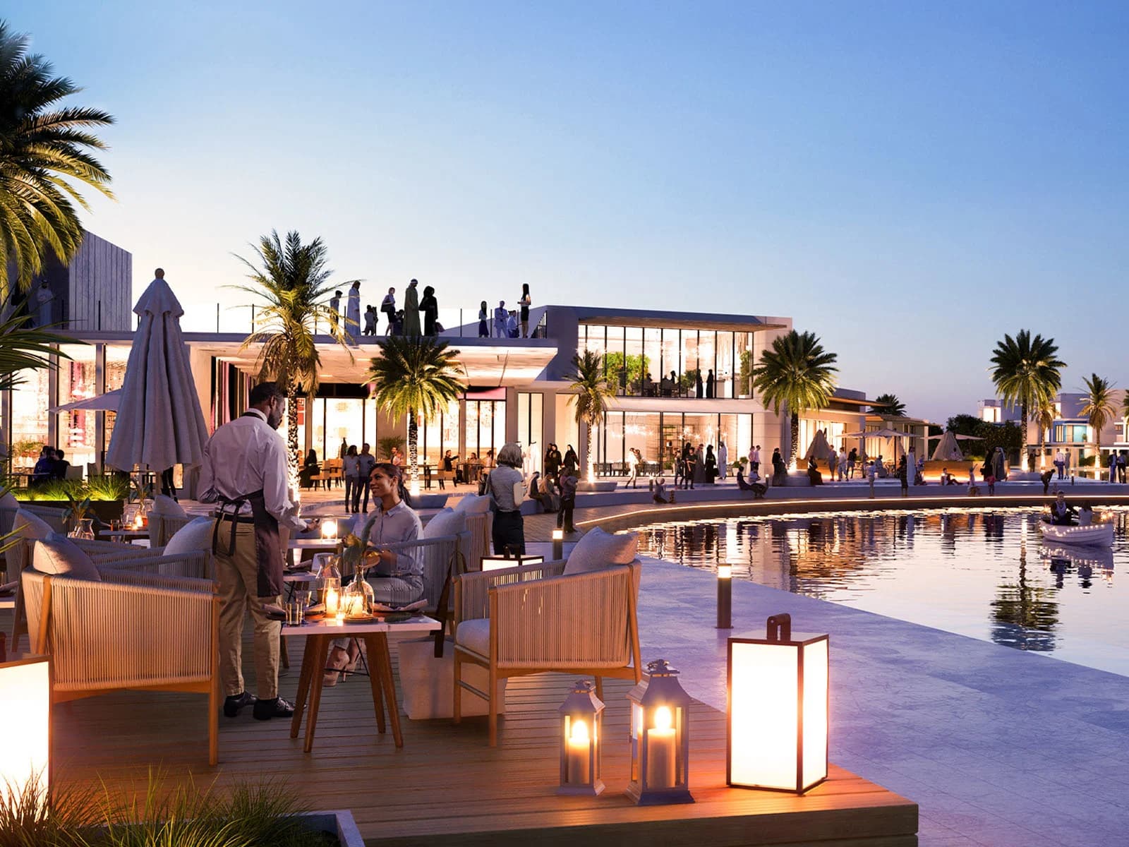 DAMAC Lagoons restaurants and cafes — official DAMAC still